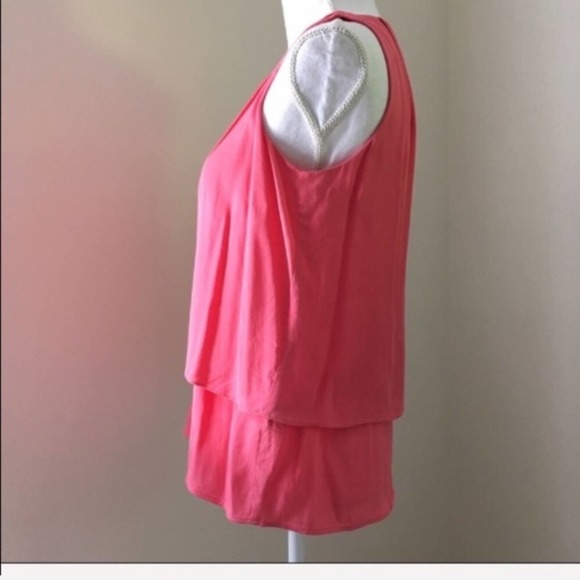 J. Crew Pink Tiered Crepe Top 0 NWT - Picture 5 of 6